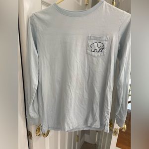 Ivory Ella - baby blue long-sleeve tee, women size XS, great condition